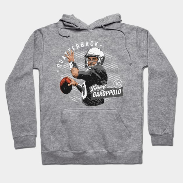 Jimmy Garoppolo Las Vegas Dots Hoodie by danlintonpro